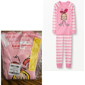 New Hanna Andersson Dr. Suess Grinch Cindy Lou Pjs / pajamas.  Size 120 / 6-7